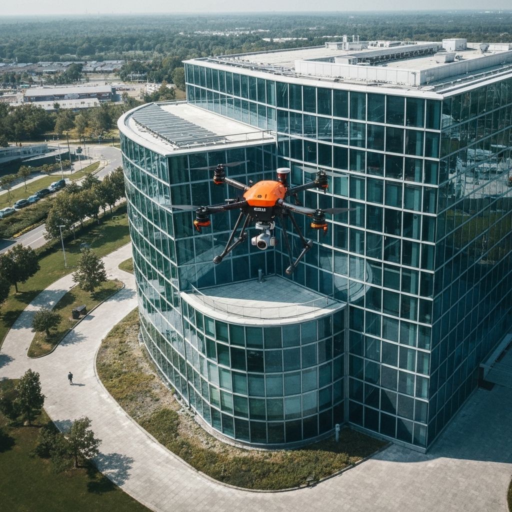 AI-powered drone inspection in action! 🚁 Detecting structural issues with precision.